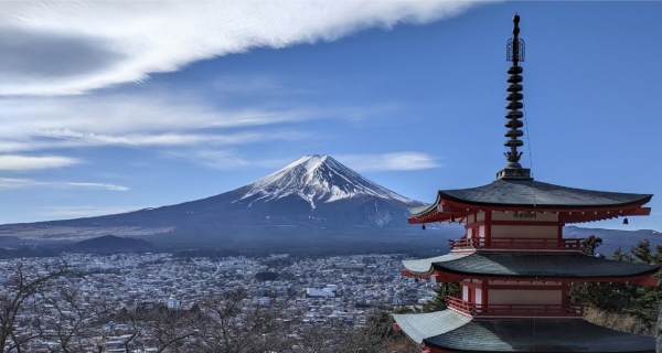 富士山の見える景色